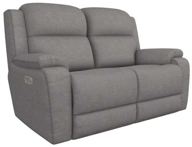 La-Z-Boy® Dorian Quarry Power Reclining Loveseat with Headrest and Lumbar-0