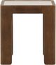 Dovetail Furniture Auberlin Brown Side Table-2