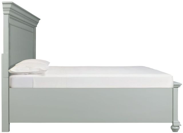 Elements International Slater Grey Queen Platform Storage Bed-2
