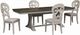 Liberty Furniture Farmhouse Reimagined 5-Piece Antique White/Chestnut Trestle Dining Set-0