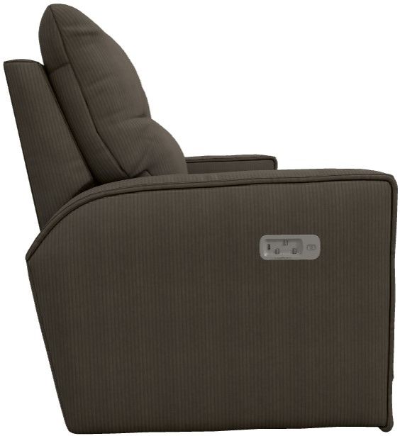La-Z-Boy® Maddox Chocolate Power Reclining 2-Seat Sofa with Headrest and Lumbar-2