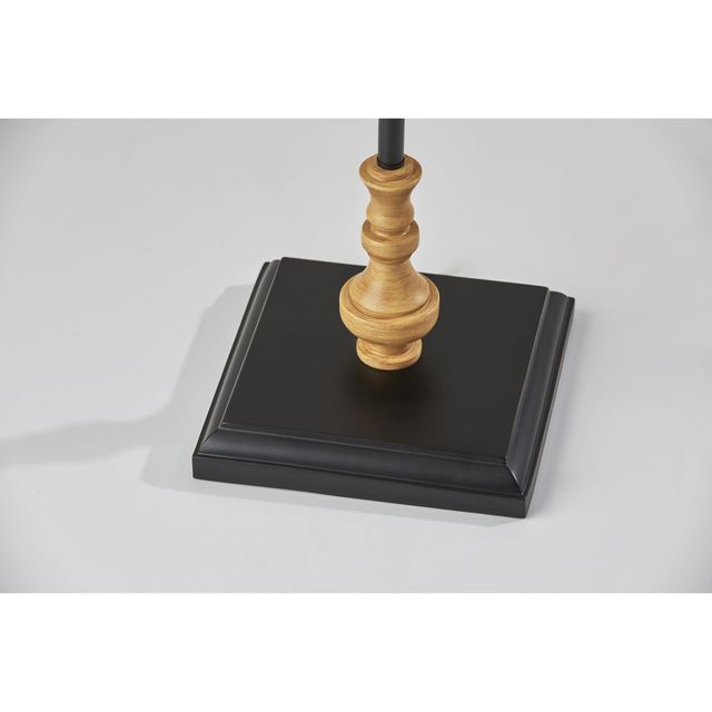 Adesso® Fremont Black Floor Lamp-1