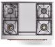 Ilve® Nostalgie II Series 36" Graphite Matte Pro Style Dual Fuel Range-2