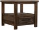 International Furniture Direct Dutton Brown End Table-0