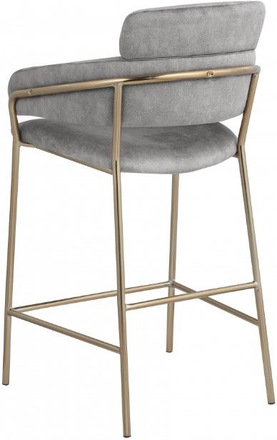 Meridian Furniture Yara Grey Counter Stool-2