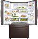 Samsung 22.6 Cu. Ft. Fingerprint Resistant Tuscan Stainless Steel French Door Counter Depth Refrigerator-2