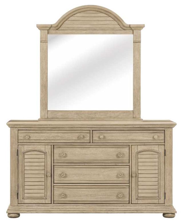 Liberty Furniture Summer House Sand Dune Dresser and Mirror-1