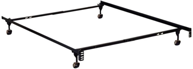Furniture of America® Framos Black Twin/Full Adjustable Bed Frame-0