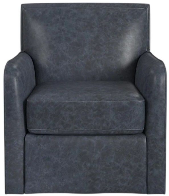 Flexsteel® Customizable Beckett Leather Swivel Chair-2