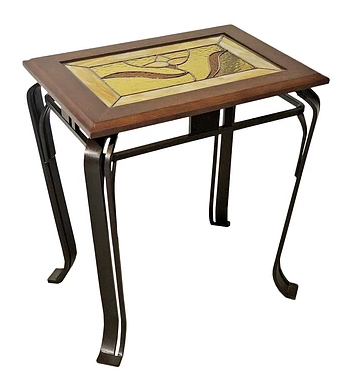 Forge Design Sevane Stained Glass End Table-0