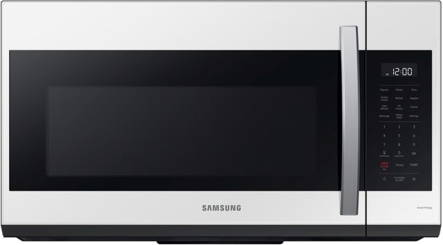 Samsung Bespoke 1.9 Cu. Ft. White Glass Over The Range Microwave-0