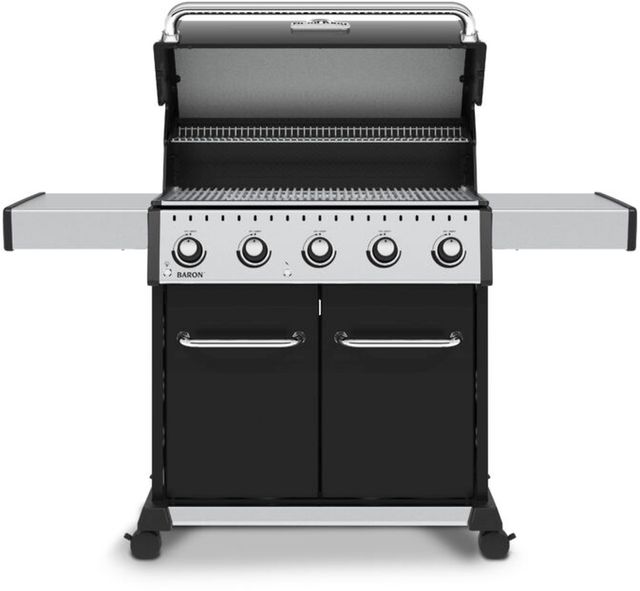 Broil King® Baron™  520 PRO 1-Burner Black Freestanding Liquid Propane Grill-0