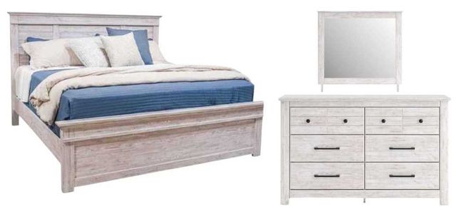 Signature Design by Ashley® Makidern 3-Piece Whitewash Full Youth Panel Bedroom Set-0