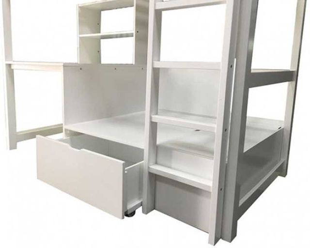 Furniture of America® Callistus White Bunk Bed-2