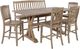 Jofran Inc. Carlyle Crossing 6-Piece Brown Counter Dining Set-0