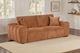 Coaster® Burnett Burnt Orange Upholstered Wide Arm Sofa-1