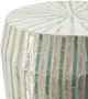 A & B Home Beige and Green Stool-2