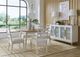 aspenhome® Astoria Brown Extendable Round Dining Table with Pearl Base-1