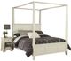 homestyles® Naples Off-White Queen Bed and Nightstand-0