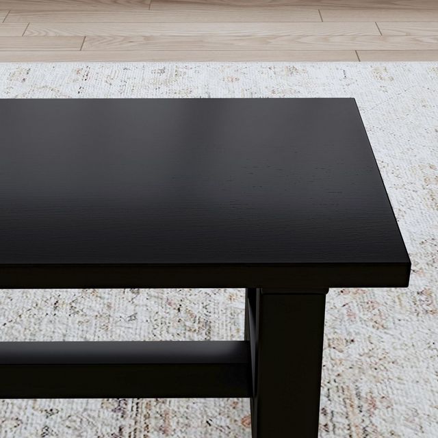 homestyles® Trestle Black Dining Bench-4