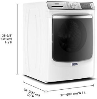 Maytag® 5.8 Cu. Ft. White Front Load Washer-2