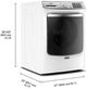 Maytag® 5.8 Cu. Ft. White Front Load Washer-2
