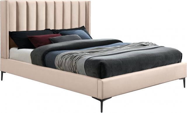 Meridian Furniture Nadia Pink King Bed-0