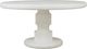 Elizabeth Ann Home Kenzie Rugged White Round Dining Table-0