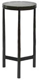 Uttermost® Eternity Glass Top Accent Table with Dark Gunmetal Base-3
