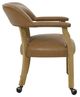 Steve Silver Co. Rylie Camel/Natural Captain Dining Arm Chair-3