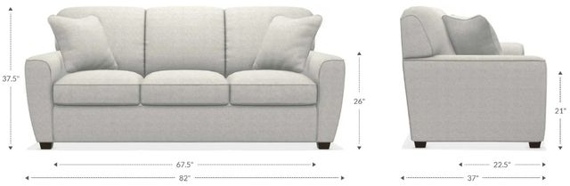 La-Z-Boy® Piper Stone Queen Sleeper Sofa-2