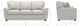 La-Z-Boy® Piper Stone Queen Sleeper Sofa-2