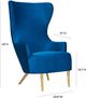 TOV Furniture by Inspire Me Home Decor Navy Julia Wingback Velvet Chair-4