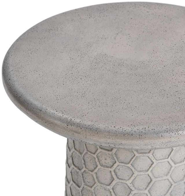 Classic Home Delaine Light Gray Concrete Outdoor Table-3