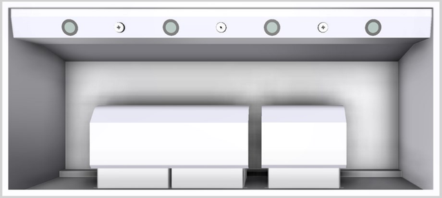 Vent-A-Hood® 54" Wall Mounted Range Hood-White-3