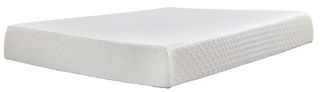 Sierra Sleep® by Ashley® Chime 10" Memory Foam Firm Tight Top Queen Mattress in a Box