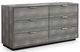 VIG Furniture Modrest Dynasty Dark Shagreen/Stainless Steel Dresser-0