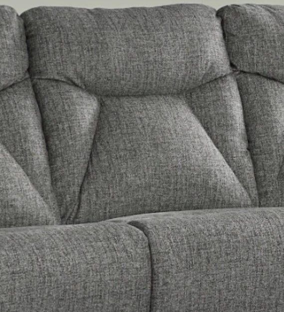 Southern Motion™ Customizable Conrad Double Power Reclining Sofa with Headrest and Next Level-2