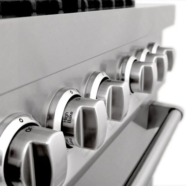 ZLINE Legacy 48" Satin Stainless Steel Pro Style Dual Fuel Range with Griddle-3