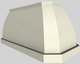 Vent-A-Hood® Designer Series 66" Biscuit Island Range Hood-3