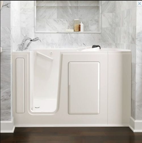 American Standard as Walk in Tubs Linen 48" x 28" Gel Wit Lh Air-1