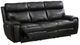 Mazin Furniture Granger Black Dual Power Recliner Sofa-1