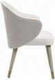 ACME Furniture Charity 2-Piece Gray Oak/White Upholstered Dining Side Chair Set-4