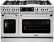 Capital Connoisseurian 48" Stainless Steel Free Standing Dual Fuel Range-0
