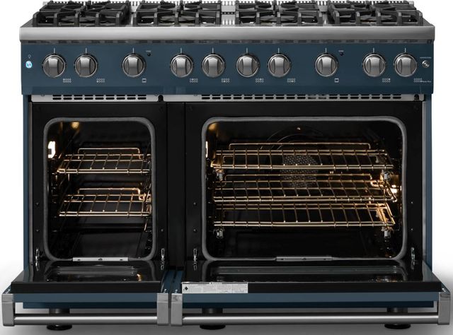 Viking® 5 Series 48" Squall Pro Style Gas (LP) Range with Polished Chrome Trim-1