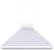 Vent-A-Hood® 36" White Euro Style Wall Mounted Range Hood-0