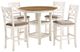 New Classic® Home Furnishings Cori 5-Piece Bisque/Brown Counter Height Dining Set-0