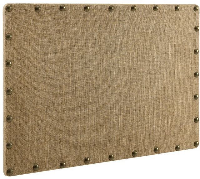 Linon Burlap Nailhead Medium Corkboard-1