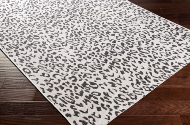 Surya Eagean Charcoal/Off-White 4'x6' Area Rug-3
