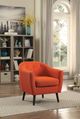 Homelegance® Lucille Orange Accent Chair-1
